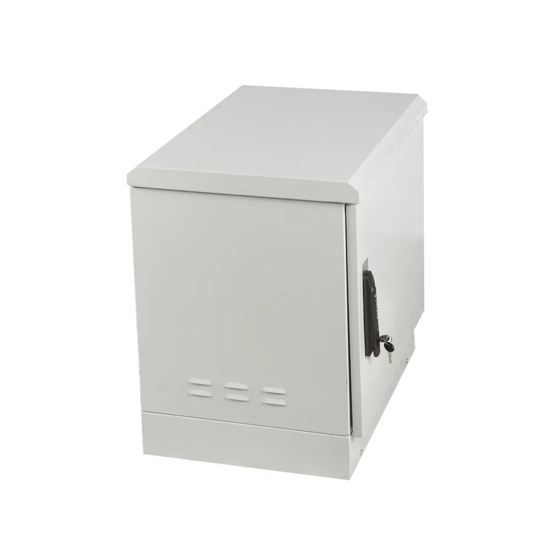 12U 19 '' 600mm Outdoor Rack Cabinet Double Walled