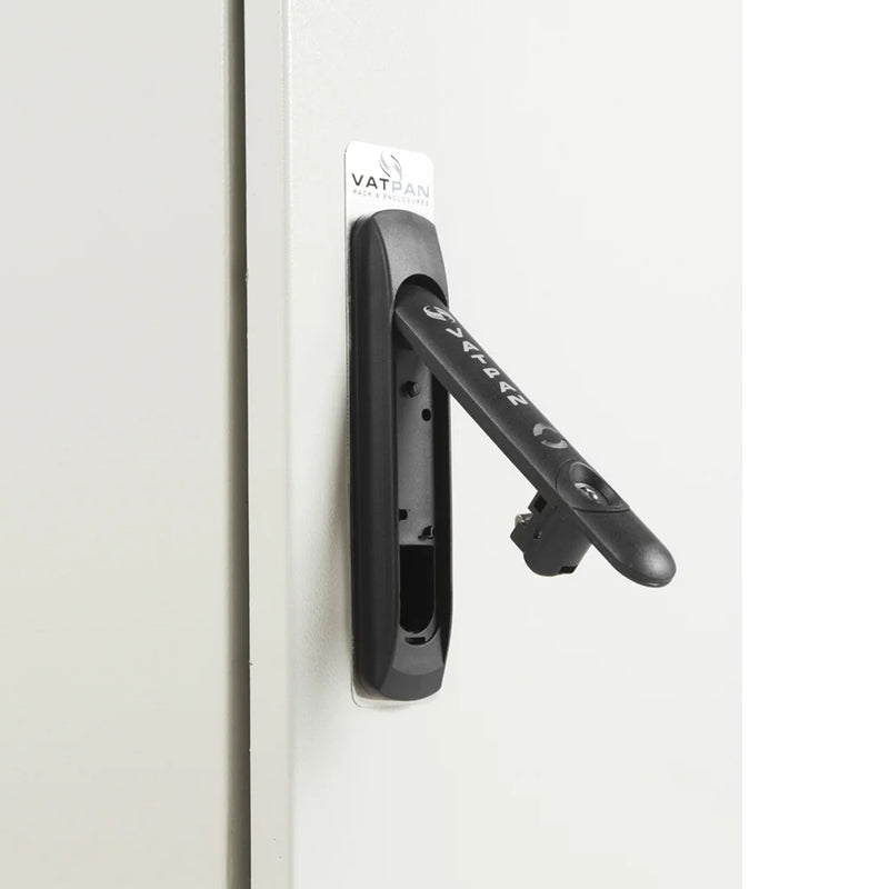 12U 19 '' 600mm Outdoor Rack Cabinet Double Walled