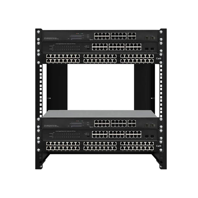 12U 19 '' Wall Type Open Rack Cabinet