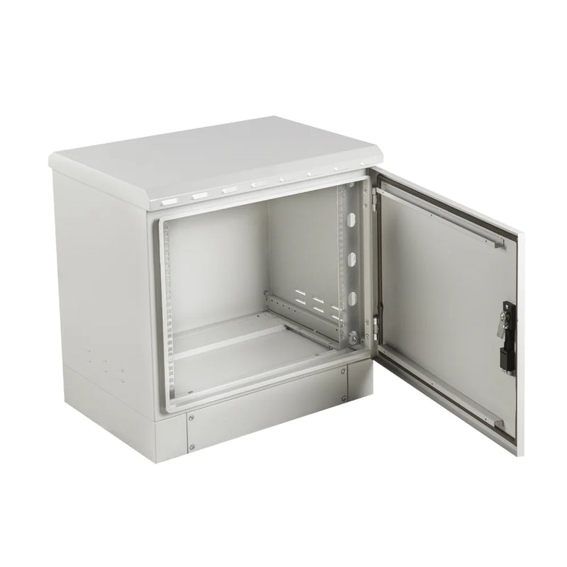 9U 19 '' 450mm Outdoor Rack Cabinet Double Walled