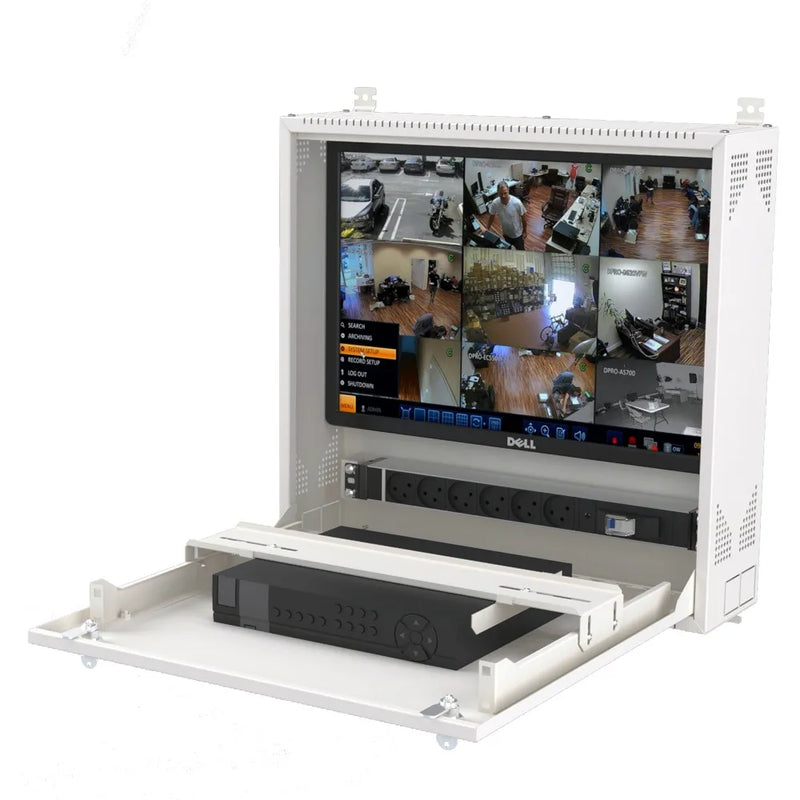 VATPAN Wall Mounted DVR Box Cabinet White