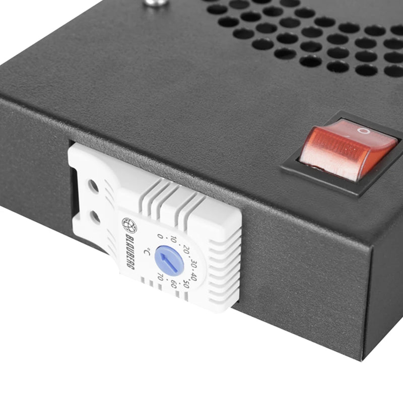 Wall Mount Single Fan Module With Analog Thermostat On / Off Switch